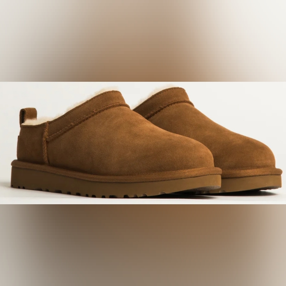 UGG Classic Micro Chestnut Slippers Wmn's Size 8 NWOT MSRP $139.99